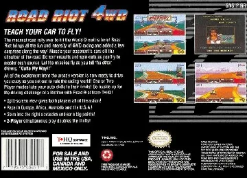 Road Riot 4WD (USA) (Beta) box cover back